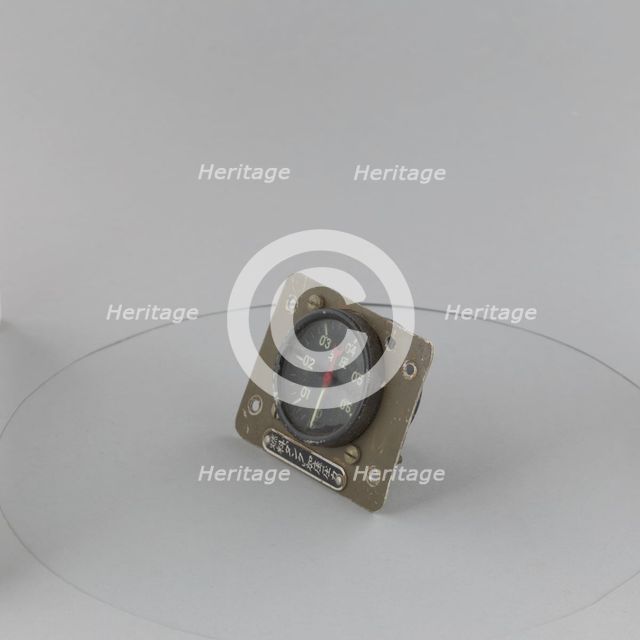 Indicator, Fuel Pressure, Japanese Army, Type-98. Creator: Shimazu Manufacturing Company Ltd..
