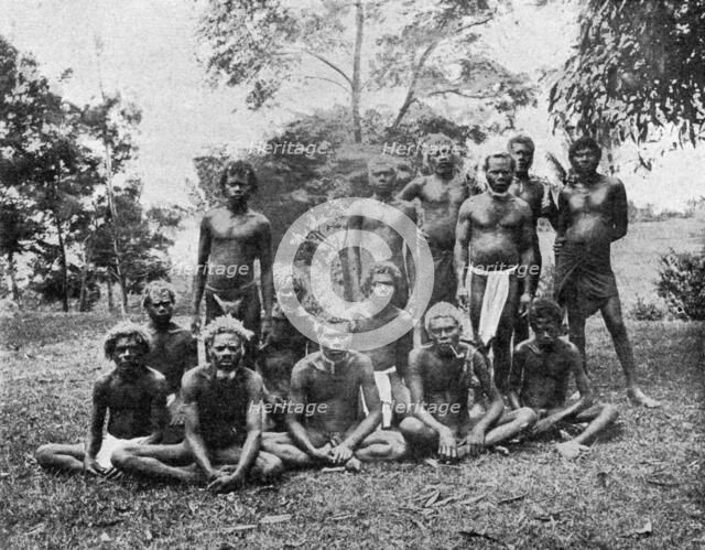 ''Indigenes de la peninsule de la GazelleLes Terres Du Pacifique', 1914. Creator: Unknown.