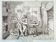 Indigestion 1835. Artist: George Cruikshank