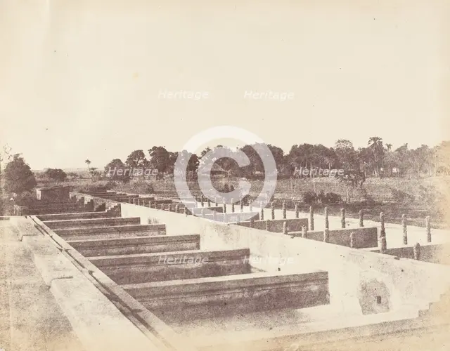 Indigo Vats, 1850s. Creator: Captain R. B. Hill.