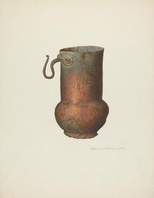 Individual Container for Indian's Daily Portion of Food, c. 1940. Creator: Rose Campbell-Gerke