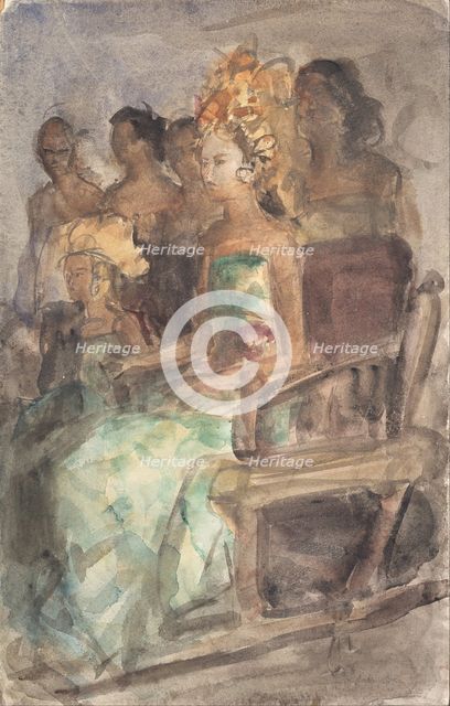 Indonesian princess, 1890. Artist: Israëls, Isaac (1865-1934)