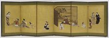 Indoor occupations, Momoyama period, 1568-1615. Creator: Unknown