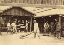 Indoor Work at the Old Algachinsk Silver and Lead Ore Enrichment Plant, 1891. Creator: Aleksei Kuznetsov