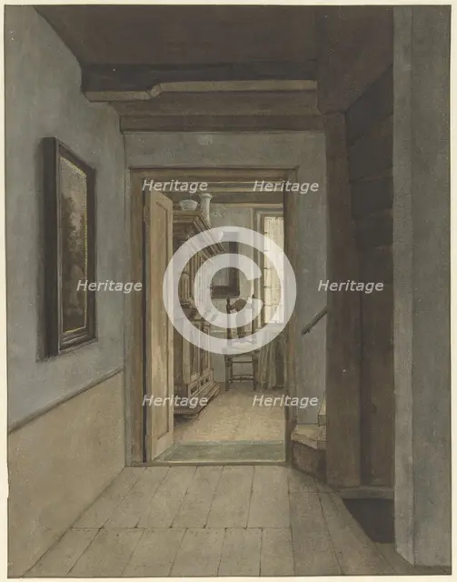Indoors, 1786-1850. Creator: Gerrit Lamberts.