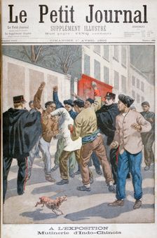 Indochinese unrest, Exposition Universelle, Paris, 1900. Artist: Oswaldo Tofani