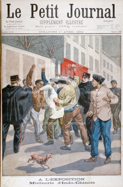 Indochinese unrest, Exposition Universelle, Paris, 1900. Artist: Oswaldo Tofani