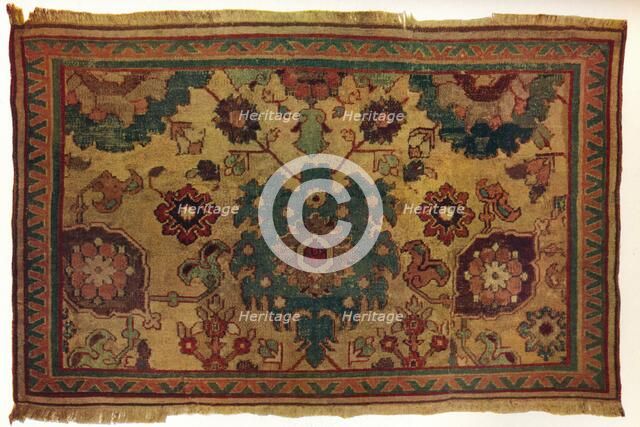 Indo-Persian rug, c1570. Artist: Unknown.