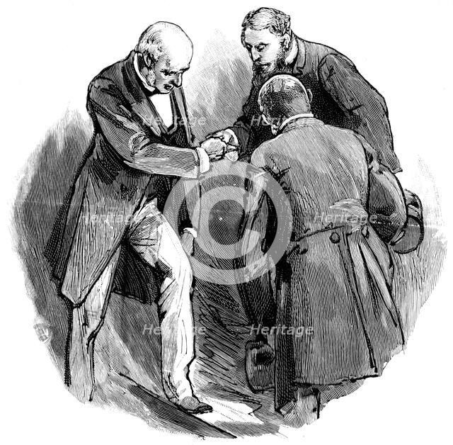 Induction of the Speaker elect, House of Commons, c1905. Artist: Unknown