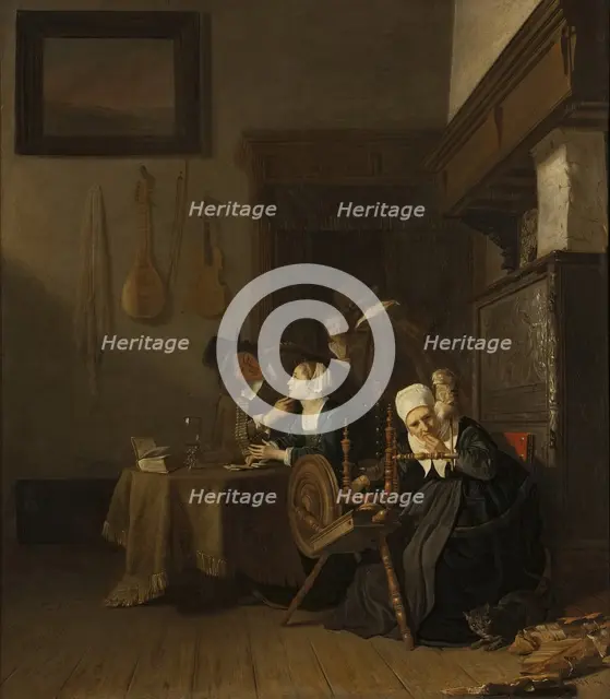 Indulgent Old Lady, 1654. Creator: Jacob van Loo.