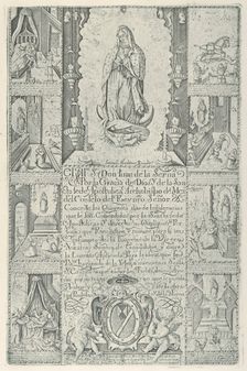 Indulgence for donation of alms towards the building of a Church to th..., 1608 (facsimile 1930-40). Creator: Samuel Stradanus