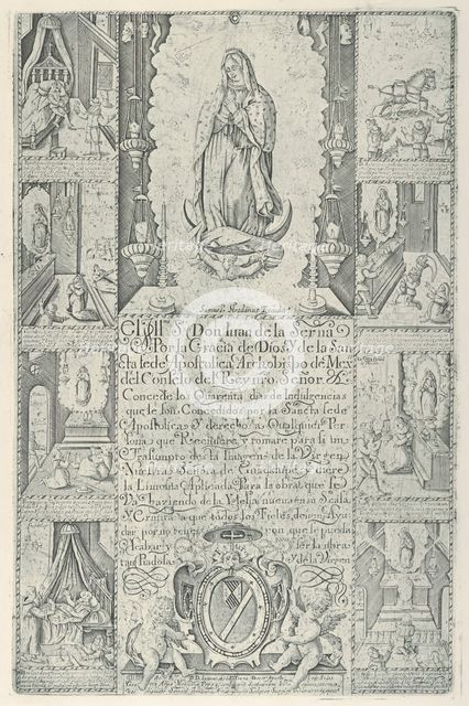 Indulgence for donation of alms towards the building of a Church to th..., 1608 (facsimile 1930-40). Creator: Samuel Stradanus.
