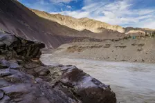 Indus River, Uleytokpo, Ladakh, India, 2023. Creator: Peter Thompson