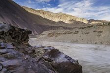 Indus River, Uleytokpo, Ladakh, India, 2023. Creator: Peter Thompson