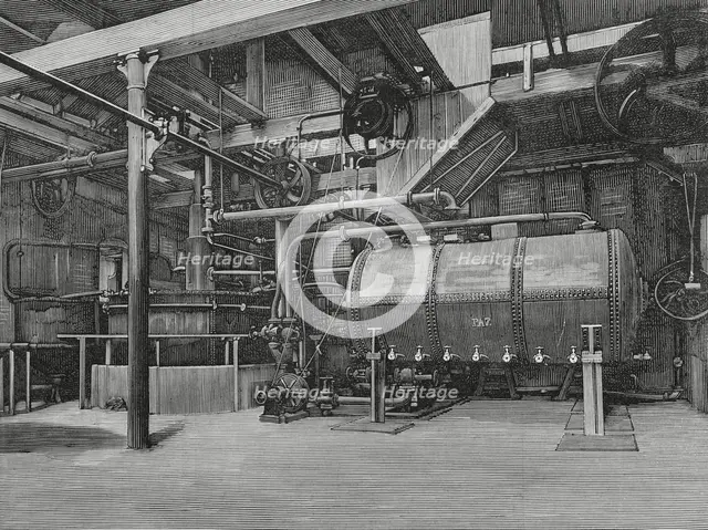 Industrial alcohols factory of Folch, Albiñana y Compañía Barcelona, Catalonia, Spain, 1883. Creator: Unknown.