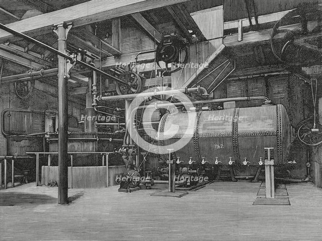 Industrial alcohols factory of Folch, Albiñana y Compañía Barcelona, Catalonia, Spain, 1883. Creator: Unknown.