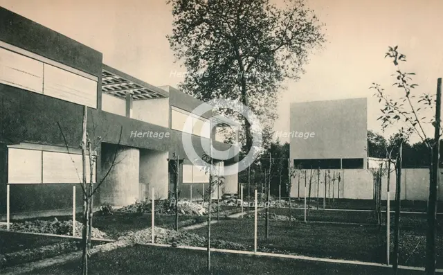 'Industrial Housing Scheme at Pessac, near Bordeaux. Architects, Le Corbusier and Pierre Jeanneret', Artist: Unknown.