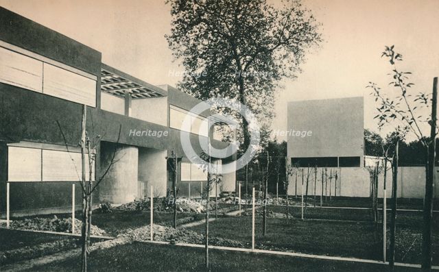 'Industrial Housing Scheme at Pessac, near Bordeaux. Architects, Le Corbusier and Pierre Jeanneret', Artist: Unknown.