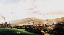 Industrial landscape, Wales, 19th century. Artist: Penry Williams