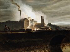 Industrial landscape, Wales, 19th century. Artist: Penry Williams