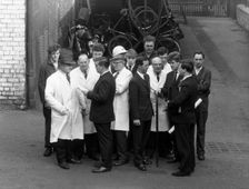 Industrial relations, Swinton, South Yorkshire, 1966. Creator: Michael Walters
