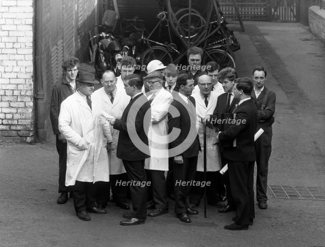 Industrial relations, Swinton, South Yorkshire, 1966. Creator: Michael Walters.