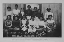 Industrial school of Mrs. Ida E. Gladden, Greenville, S.C., 1902. Creator: Unknown