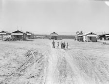 Industrialized agricultural, near Niland, Imperial Valley, California, 1939. Creator: Dorothea Lange