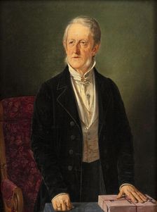 Industrialist and politician I.C. Drewsen, 1843. Creator: Jorgen Pedersen Roed