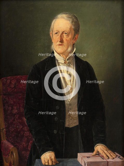 Industrialist and politician I.C. Drewsen, 1843. Creator: Jorgen Pedersen Roed.