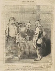 Industrie chinoise, 19th century. Creator: Honore Daumier