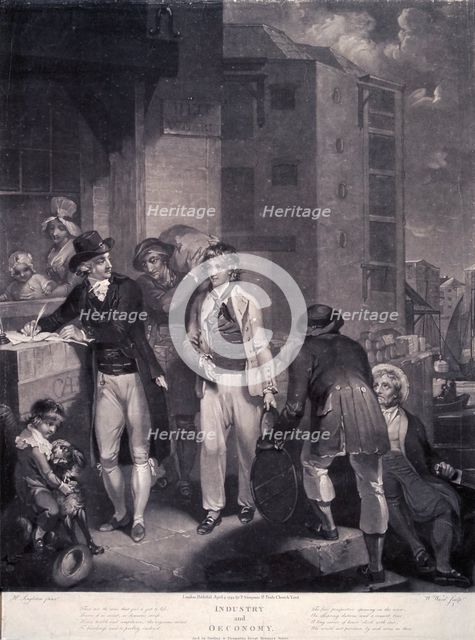 'Industry and Economy', 1794. Artist: William Ward