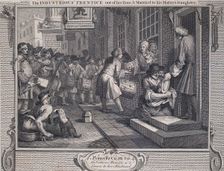 Industry and Idleness: The Industrious Prentice Married, 1747. Creator: William Hogarth