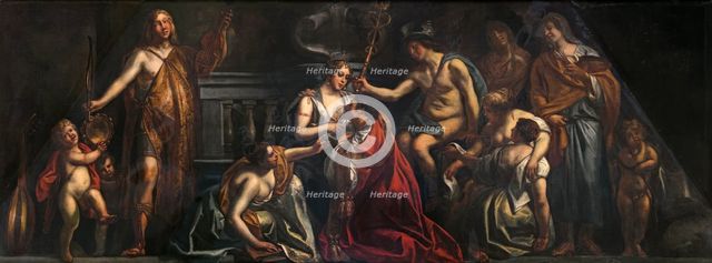 Industry en Trade Promote the Flowering of Art, 1663-1665. Creator: Jordaens, Jacob (1593-1678).