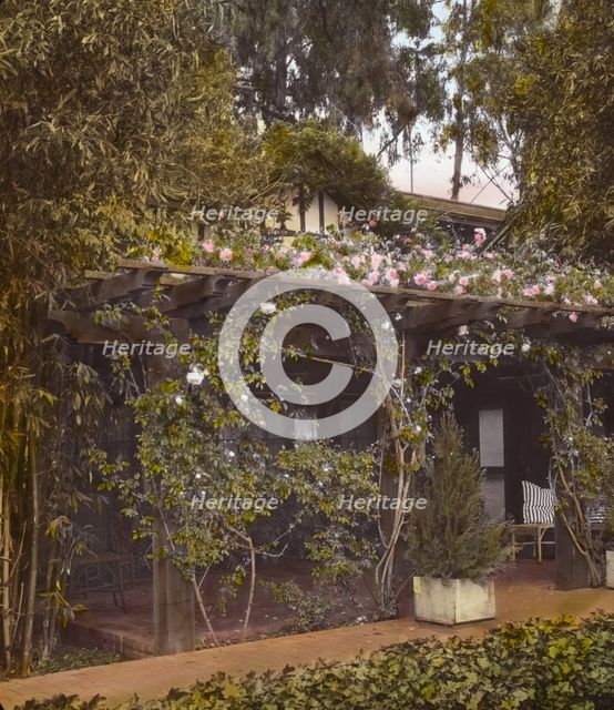 "Inellan," Walter Douglas house, Channel Drive, Montecito, California, 1917. Creator: Frances Benjamin Johnston.