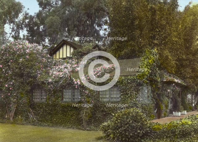 "Inellan," Walter Douglas house, Channel Drive, Montecito, California, 1917. Creator: Frances Benjamin Johnston.
