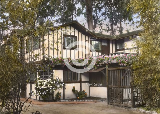 "Inellan," Walter Douglas house, Channel Drive, Montecito, California, 1917. Creator: Frances Benjamin Johnston.