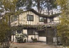 "Inellan," Walter Douglas house, Channel Drive, Montecito, California, 1917. Creator: Frances Benjamin Johnston