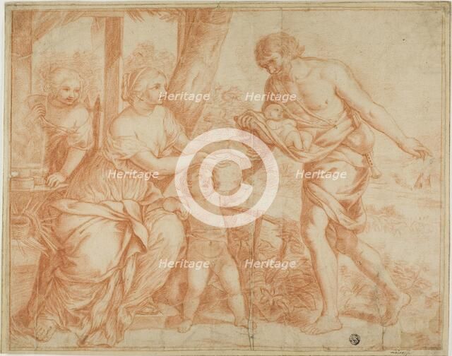 Infant Oedipus Brought Home by Shepherd, 1675/99.