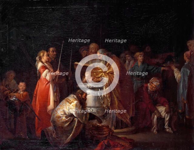 Infant Baptism in Russia, 1765.