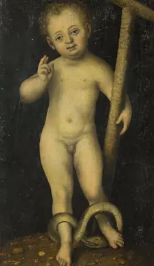 Infant Christ, 1550. Creator: Lucas Cranach the Elder