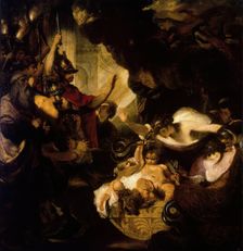 Infant Hercules Strangling the Serpents, 1786. Creator: Sir Joshua Reynolds