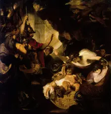 Infant Hercules Strangling the Serpents, 1786. Creator: Sir Joshua Reynolds