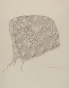 Infant's Cap, 1935/1942. Creator: Grace Halpin