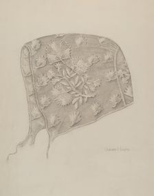 Infant's Cap, 1935/1942. Creator: Grace Halpin