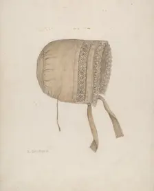 Infant's Cap, c. 1939. Creator: Eleanor Gausser