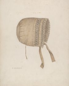 Infant's Cap, c. 1939. Creator: Eleanor Gausser