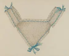 Infant's Bib, 1935/1942. Creator: Virginia Berge