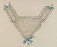 Infant's Bib, 1935/1942. Creator: Virginia Berge