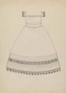 Infant's Dress, c. 1936. Creator: Evelyn Bailey
